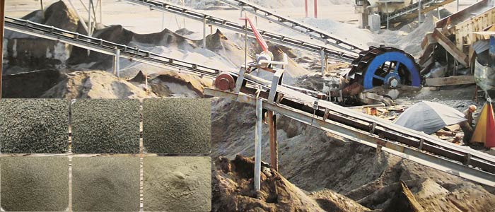 Common sand making processes